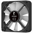 APNX FP2-120 PWM L&uuml;fter, ARGB - 120mm, schwarz image number null