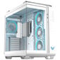 ASUS TUF Gaming GT502 Horizon PC Case, Mid Tower, ATX, Tempered Glass - white