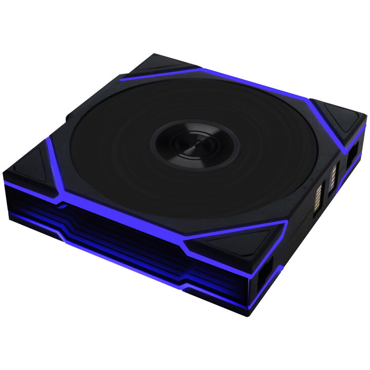 Lian Li UNI FAN TL Wireless Fans, ARGB, PWM, 3-Pack – Reverse Blade, 120 mm, Black image number 3