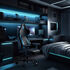 ThunderX3 CORE Racer Ergonomischer Gaming Stuhl - blau image number null