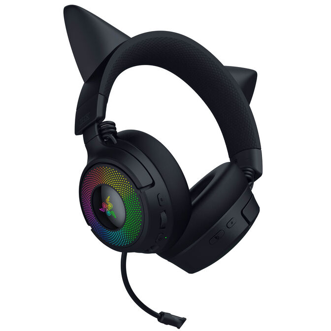 Razer Kraken Kitty V3 Pro kabelloses Gaming-Headset, Chroma RGB - schwarz image number 2