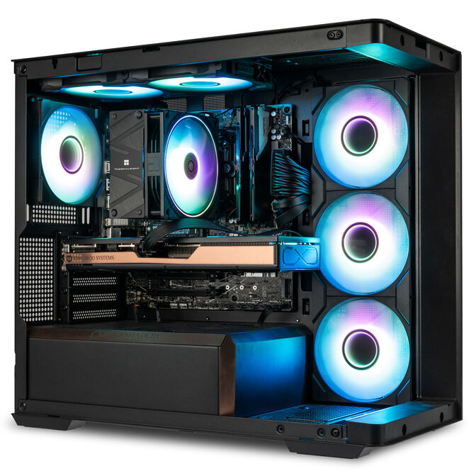 Gaming PC CopperShadow, AMD Ryzen 5 7600X, GeForce RTX 5060 Ti 16GB, 32GB DDR5 RAM - King Deal image number 3
