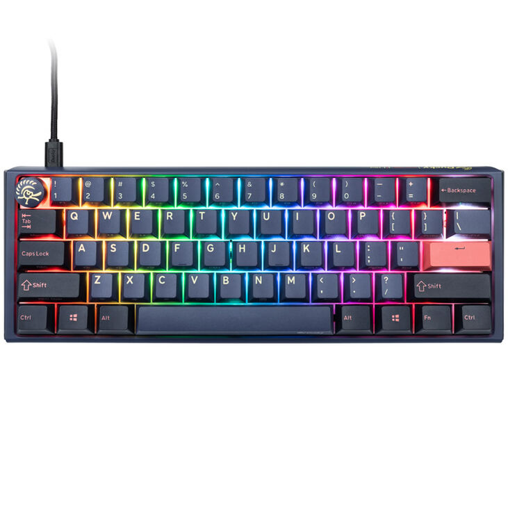 Ducky One 3 Cosmic Blue Mini Gaming Tastatur, RGB LED - MX-Brown (US) image number 1