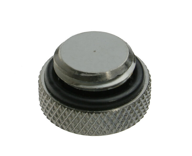 Bitspower Stop Plug G1/4 Inch Female Thread - glossy black image number 1