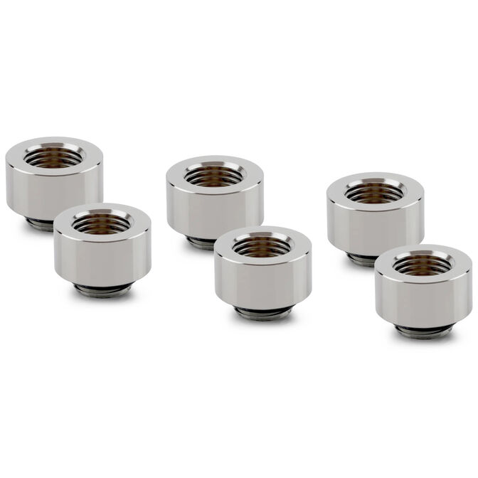 Thermal Grizzly DeltaMate Extender - MF10, Gloss Nickel, 6-Pack image number 0