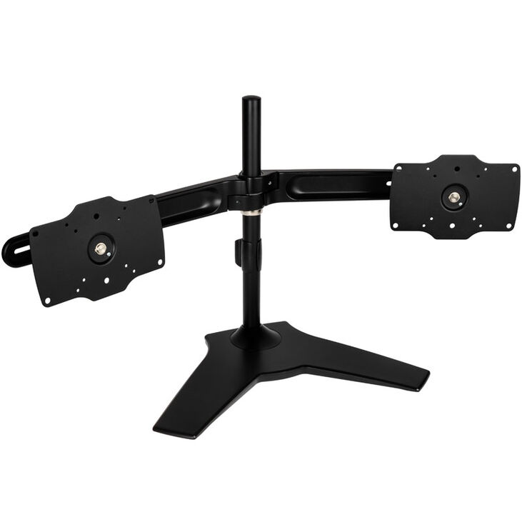 SilverStone SST-ARM23BS-L - Dual Monitorarm - schwarz image number 0