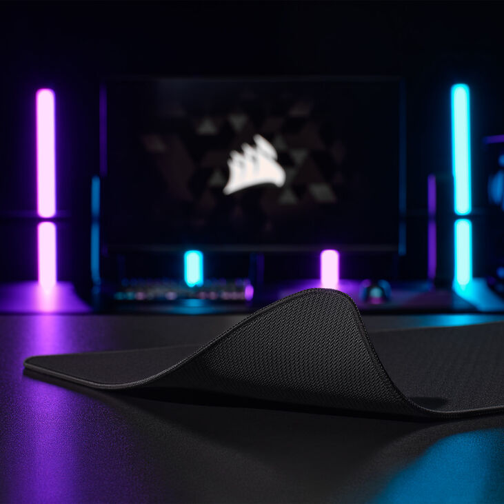 Corsair MM500 v2 Hybrid Fabric Gaming Mouse Pad, extended - black image number 8