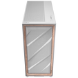 Antec Flux Pro PC Case, full tower, E-ATX, tempered glass &ndash; white image number null