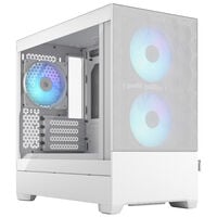 Fractal Design Pop Mini Air RGB Clear Tint Micro-ATX-Gehäuse, Tempered Glass - weiß