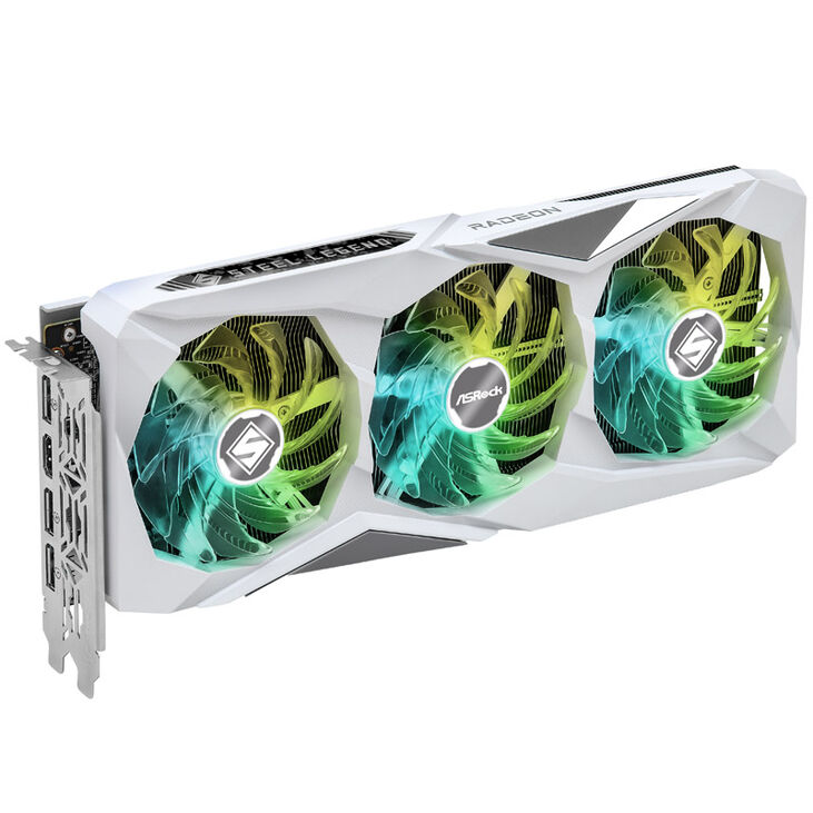 ASRock Radeon RX 7600 XT Steel Legend 16GO, 16384 MB GDDR6 image number 4