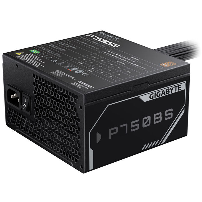 GIGABYTE P750BS 80 PLUS Bronze Netzteil, ATX - 750 W, schwarz image number 2