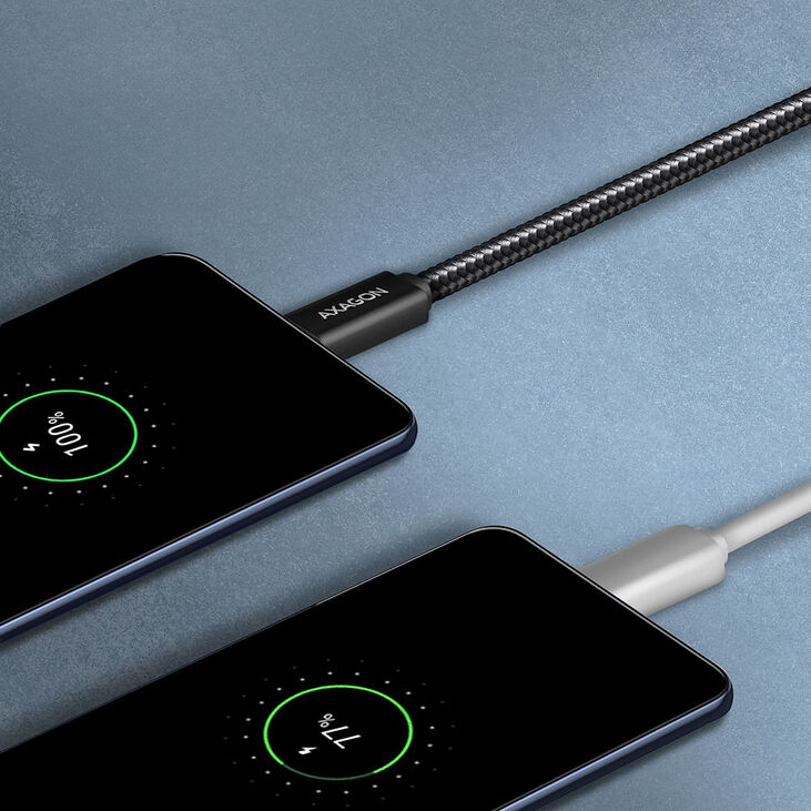 AXAGON BUCM32-CM05AB USB-C Extension Cable, USB 3.2, 240W PD - 50cm, black image number 5