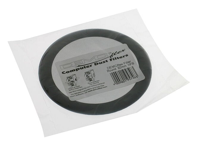 DEMCiflex Staubfilter 92mm, rund - schwarz/schwarz image number 2