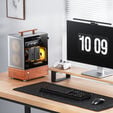 Jonsbo T7 PC-Geh&auml;use, Midi-Tower, mATX, Tempered Glass - silber image number null