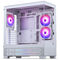 Phanteks XT View Matrix PC-Geh&auml;use, Midi-Tower, E-ATX, Tempered Glass, Matrix LED - wei&szlig;