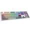 Ducky One 3 Mist Grey Gaming Keyboard, RGB LED - MX-Silent-Red (US)