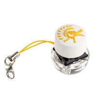 Ducky Wobbly Ducky Keychain - white, yellow