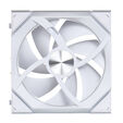 Lian Li UNI FAN SL Wireless ARGB PWM L&uuml;fter, 3er-Pack inkl. Controller - Reverse Blade, 120 mm, wei&szlig; image number null