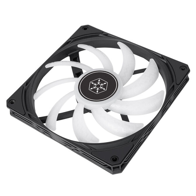 SilverStone SST-AS140B-ARGB Air Slimmer 140 PWM L&uuml;fter - schwarz image number 4