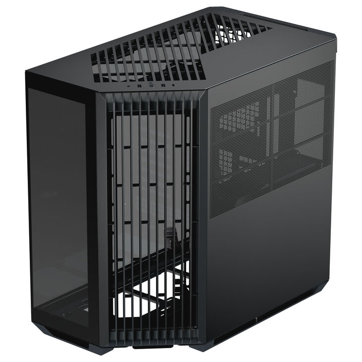 APNX V1 PC-Gehäuse, Midi-Tower, ATX, Tempered Glass - schwarz image number 0