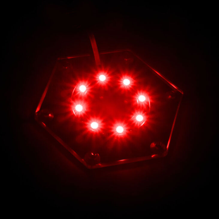 Bitspower Hexagon Add-On for reservoir, RGB image number 4
