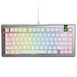 Glorious GMMK 3 Pro 75 % Custom Gaming-Tastatur - Pre-Built, ANSI (US), Fox Switches, silber image number null