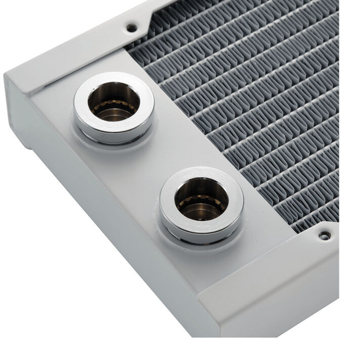 PHANTEKS Glacier EZ-Fit 360RAD-30 Radiator, Copper &ndash; 360 mm, White image number 2