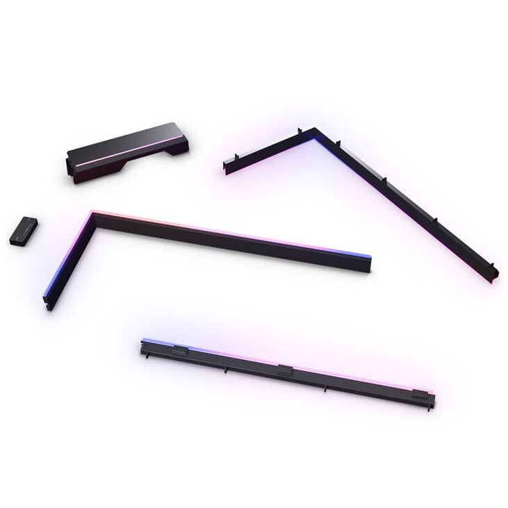 Phanteks NV5 Premium DRGB Kit + Power-Hub, 3x für Außenrahmen, 1x Mainboard Kabel-Cover - schwarz image number 0