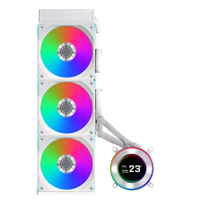 Lian Li HYDROSHIFT II LCD-C 360CL ARGB AiO Wasserk&uuml;hlung - wei&szlig; image number 1