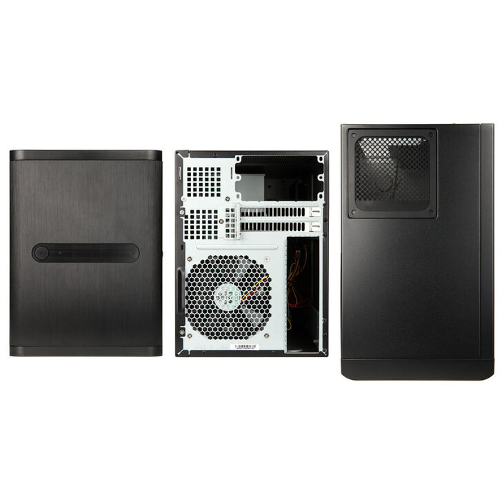 SilverStone SST-DS380B External 8x 3,5 Zoll SATA, 4x 2,5 Zoll - schwarz image number 1