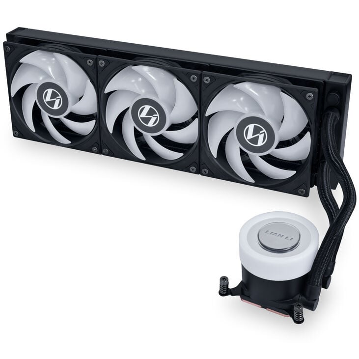 Lian Li GA II Lite RGB AiO Water Cooling - 360mm, black image number 1