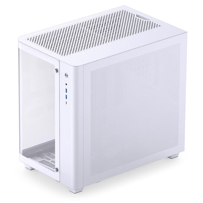 Jonsbo TK-3 PC Case, Mid Tower, ATX, Tempered Glass - White image number 4