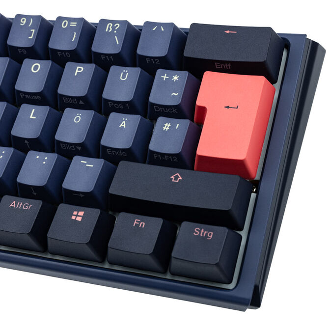Ducky One 3 Cosmic Blue Mini Gaming Keyboard, RGB LED - MX-Blue image number 6