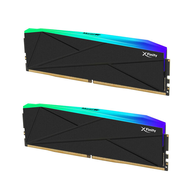 V-Color Manta XFinity RGB DDR5-6000 RAM, CL30, XMP/EXPO - 32 GB Dual-Kit, schwarz image number 1