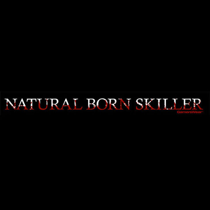 GamersWear NATURAL SKILLER T-Shirt Black (M) image number 1