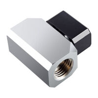 PHANTEKS Ball Valve G1/4 Zoll Ball Valve - Brass, silver