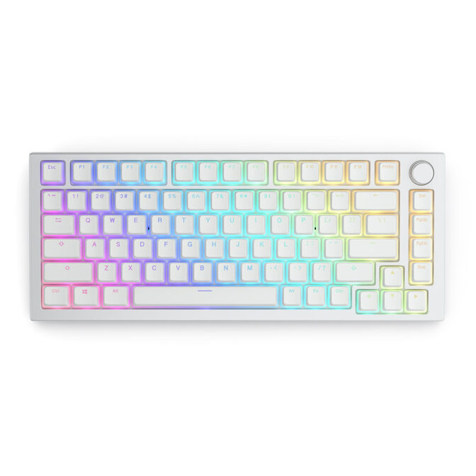 Glorious Aura Keycaps - 145 Keycaps, US layout, white image number 1