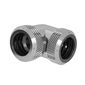 Barrow Multi-Link Adapter 90 Degree 14mm OD to 14mm OD Hardtube - silver