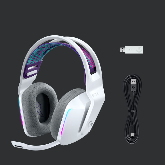 Logitech G733 LIGHTSPEED RGB Gaming-Headset - wei&szlig; image number 29