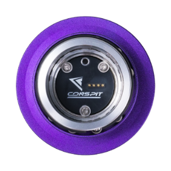 Conspit CDR Quick Release Quick-Change Adapter, 50 mm PCD - purple / silver image number 2