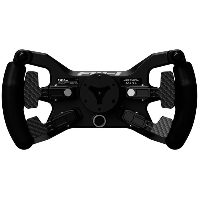 Base Performance Simulators FW1 Formula Wheel Simracing Steering Wheel, RGB &ndash; black/carbon image number 4