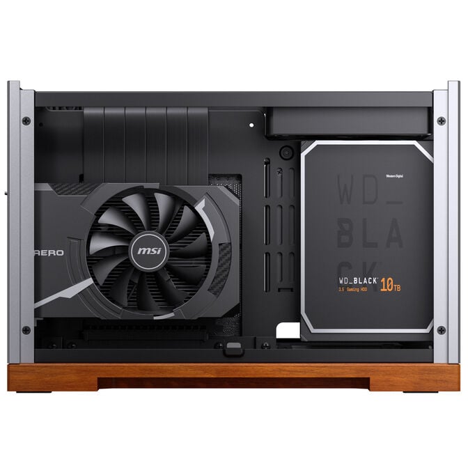 Jonsbo T9 PC-Geh&auml;use, Mini-Geh&auml;use, ITX, PCIe 5.0 Riserkabel - silber image number 19