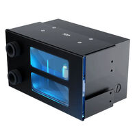Alphacool ES 2U Ausgleichsbeh&auml;lter, f&uuml;r D5-Pumpen, mit Sensoren - schwarz