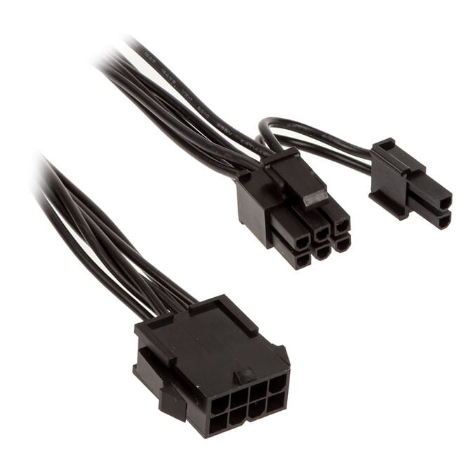 Kolink Adapter 4+4-Pin CPU auf 6+2-Pin-PCIe, schwarz image number 0