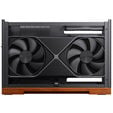 Jonsbo T9 Black PC Case, Mini Case, ITX, PCIe 5.0 Riser Cable - Black image number null