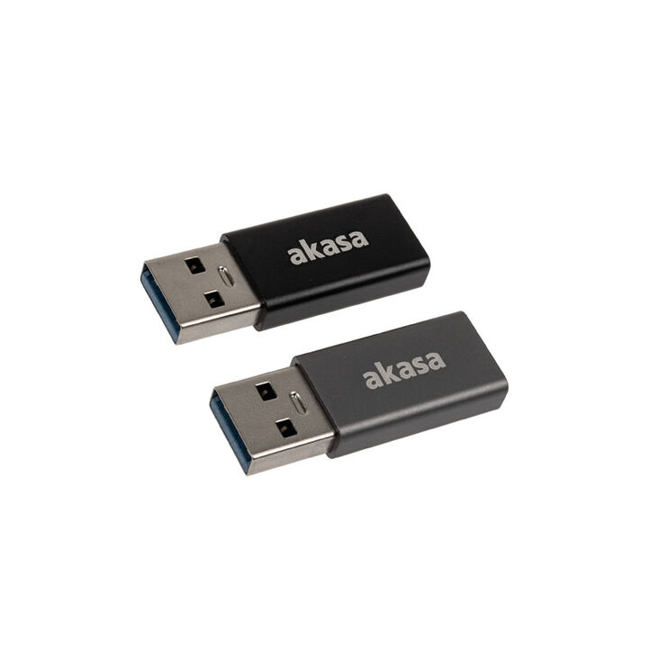 Akasa Typ A auf Typ C USB-Adapter - 2 Stück image number 1