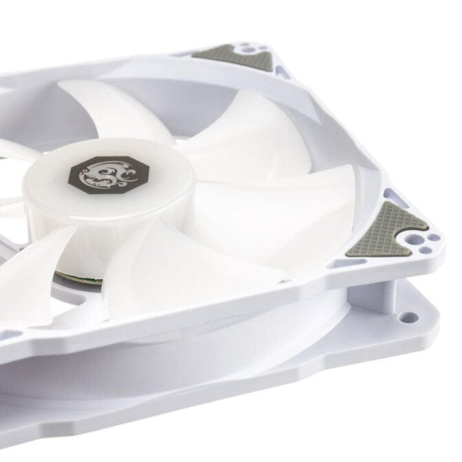 Bitspower Notos RGB PWM Fan, 120mm - white, 5-pack image number 4