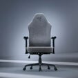 Razer Iskur V2 X Gaming Chair, integrated lumbar support, fabric cover, 2D armrests - black image number null