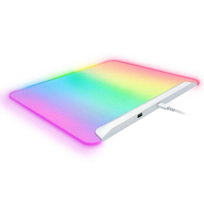 Razer Firefly V2 Pro - Multi-zone Chroma Gaming Mouse Mat - white image number 3