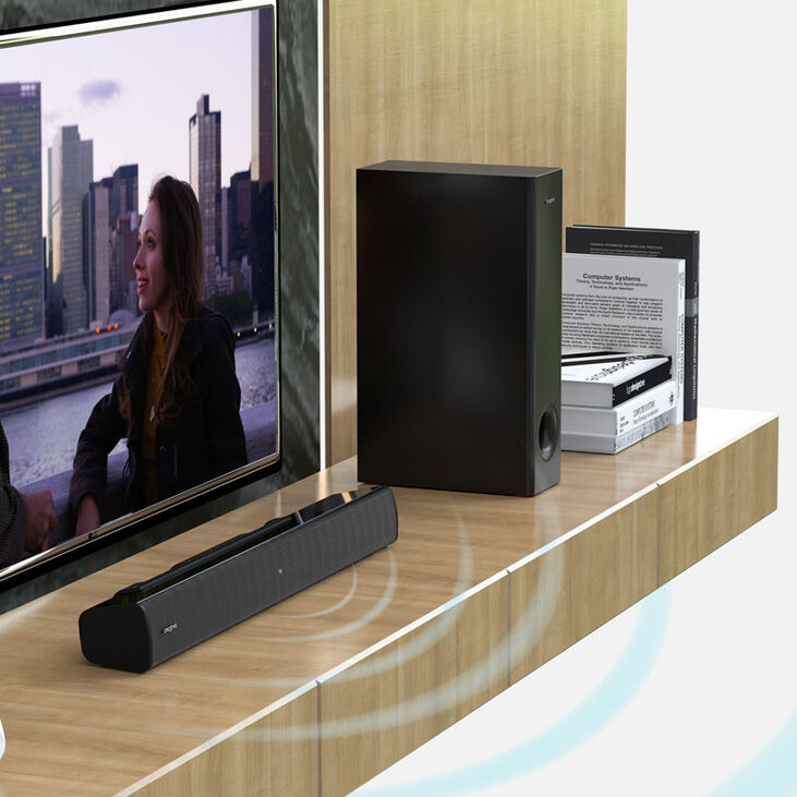 Creative Stage V2 2.1 Soundbar, USB-C, Bluetooth 5.0 image number 7
